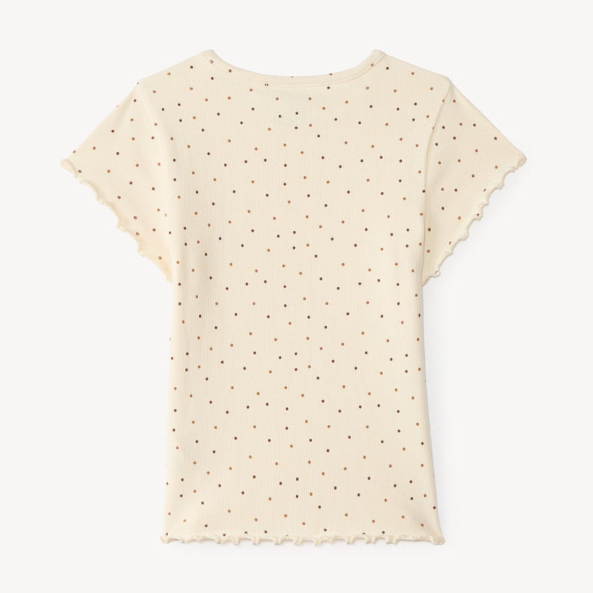 Camiseta de niña de manga corta con estampado original 