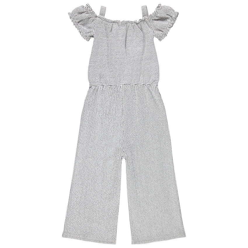 Combi larga de rayas all-over y espaldas al aire 