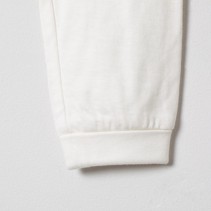 Conjunto top con presión y pantalón de algodón bio 