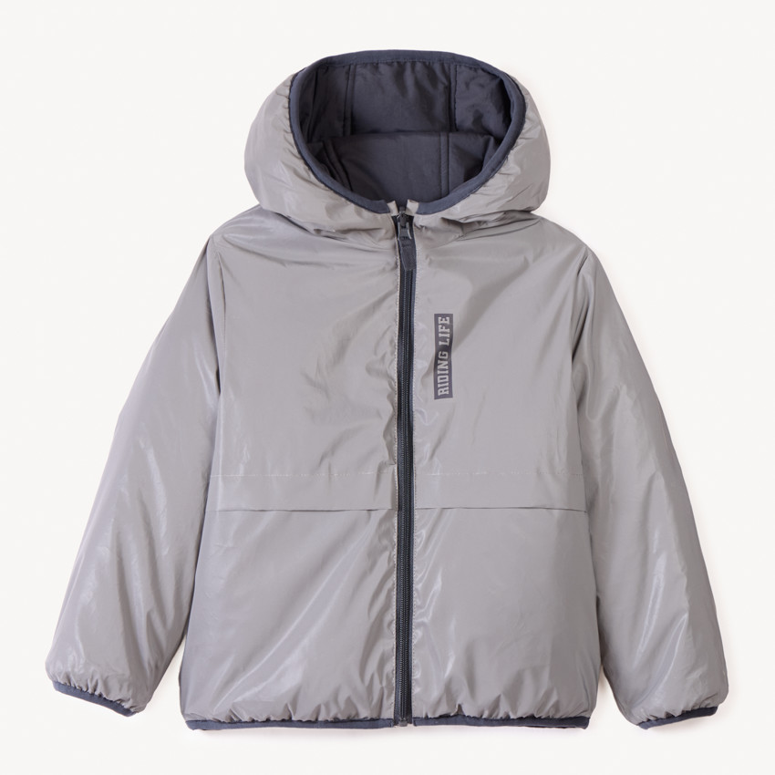 Cortavientos reversible reflectante para niño 