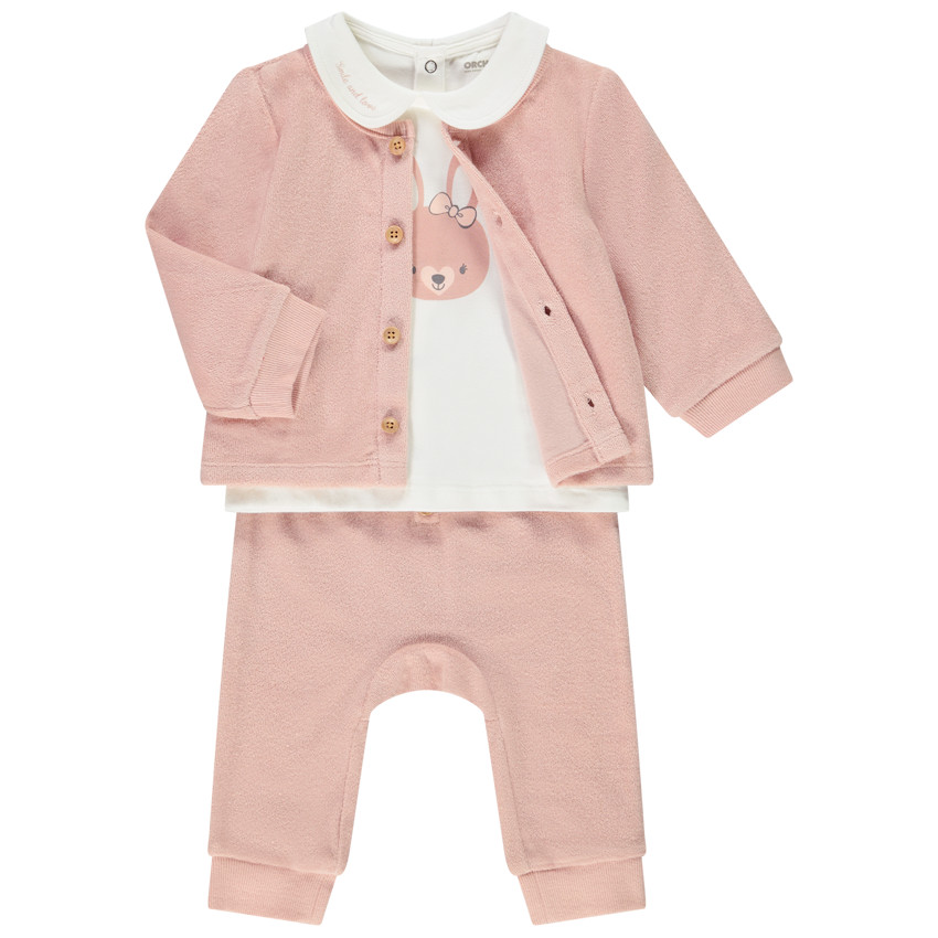 Conjunto camiseta cuello babero, chaqueta y pantalón  Additional Conjunto camiseta cuello babero, chaqueta y pantalón