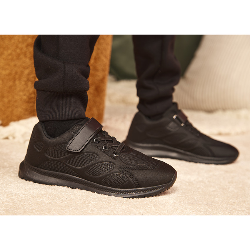 Zapatillas deportivas con cordones y velcro para niño 