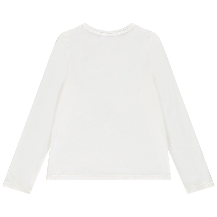 Camiseta manga larga motivo corazón de sherpa 