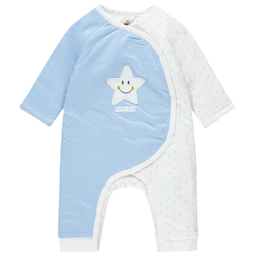 Mono largo de punto con estrella bordada Smiley  