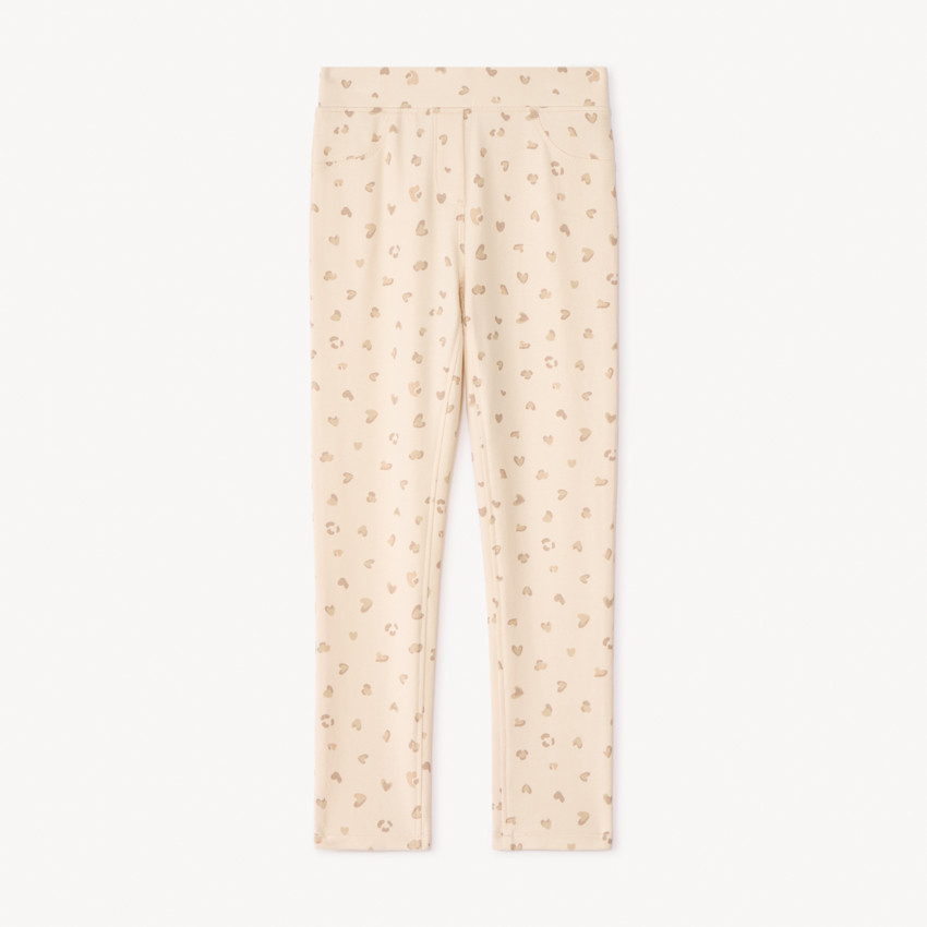 Jegging de felpa estampado para niña 