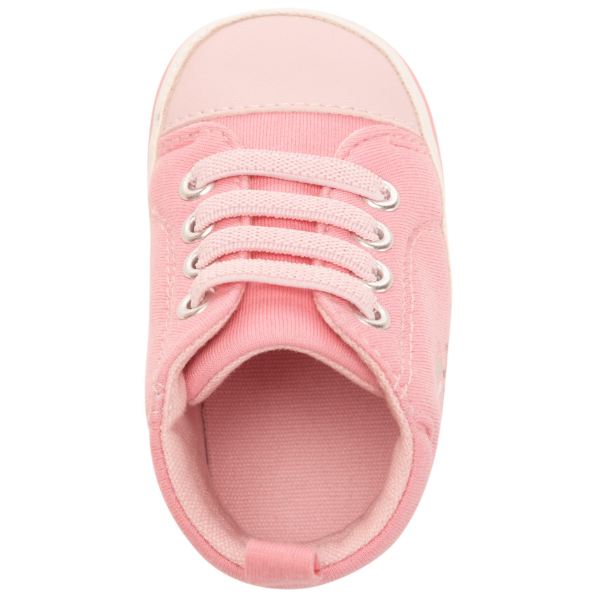 Zapatillas altas suaves estampado Lovely para bebé niña 