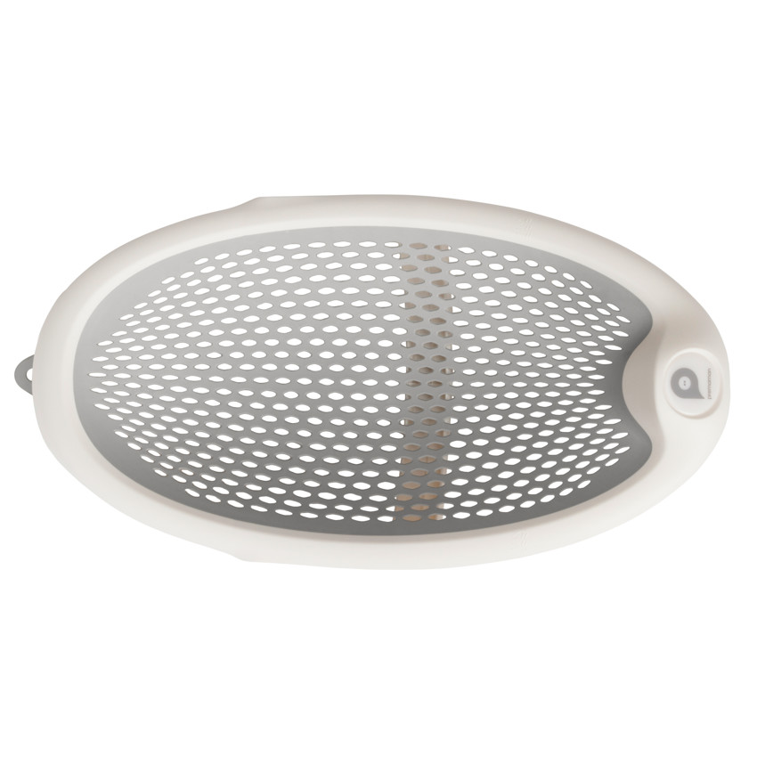Hamaca de baño plegable de silicona gris/blanco 