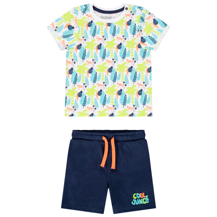 Ensemble de plage t-shirt et bermuda imprimé Savane pour bébé garçon  Additional Ensemble de plage t-shirt et bermuda imprimé Savane pour bébé garçon