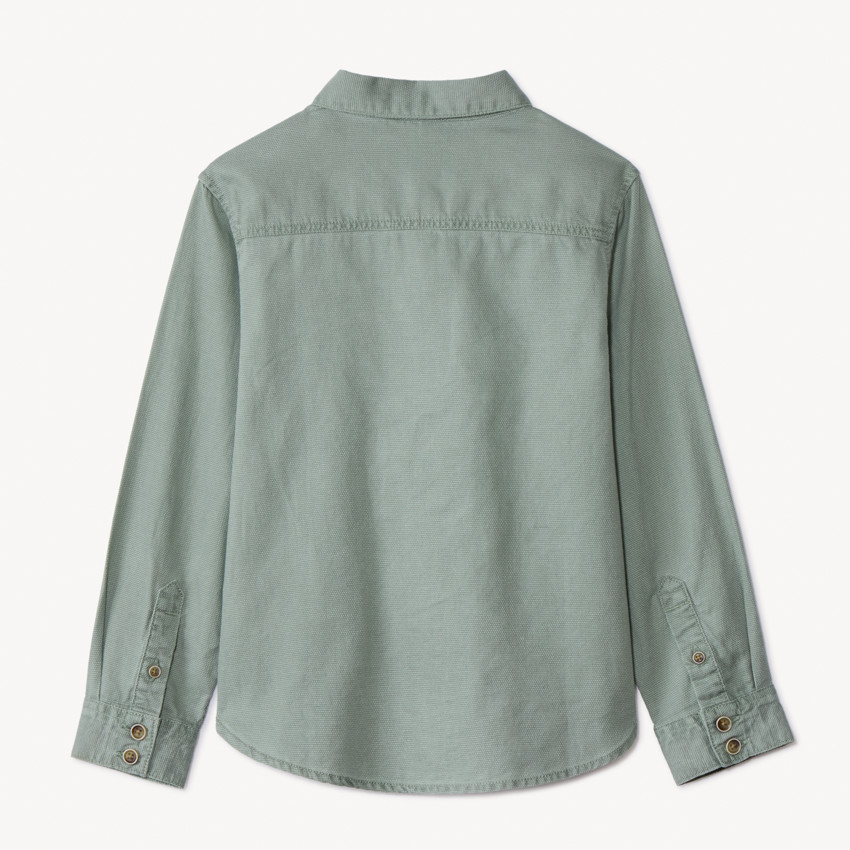 Camisa de manga larga lisa niño 