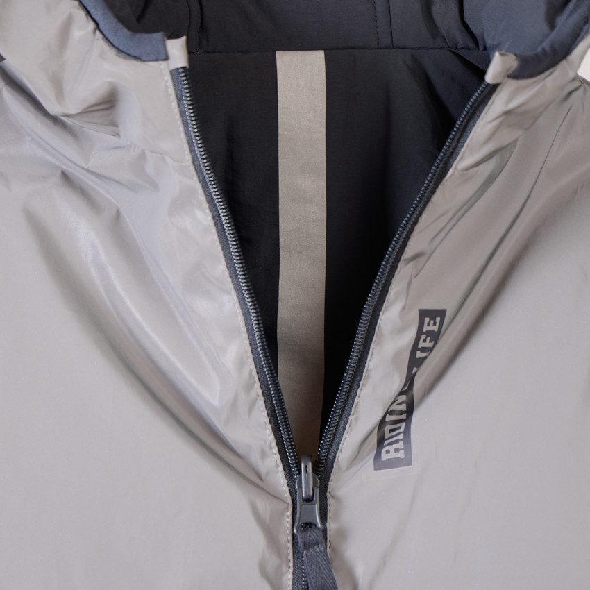 Cortavientos reversible reflectante para niño 