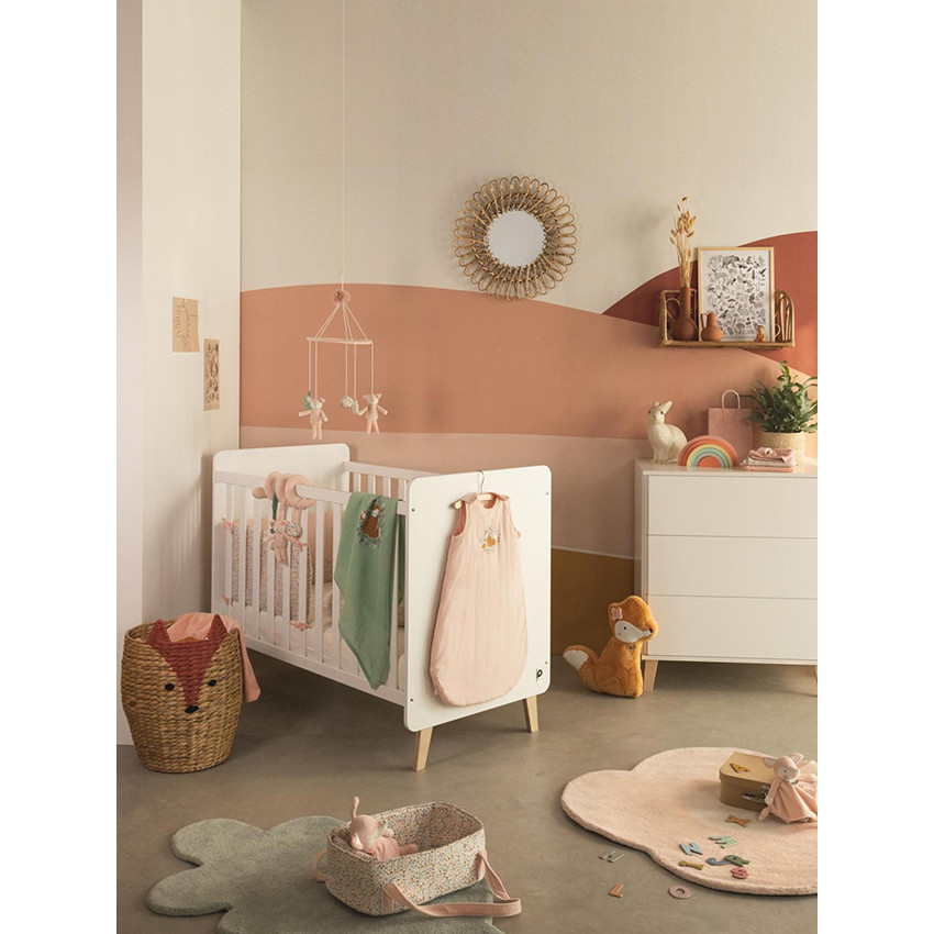 Conjunto de baño capa y manopla - Forêt enchantée 