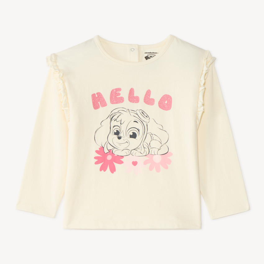 Camiseta de manga larga para niña bebé con estampado de Stella Patrulla Canina 