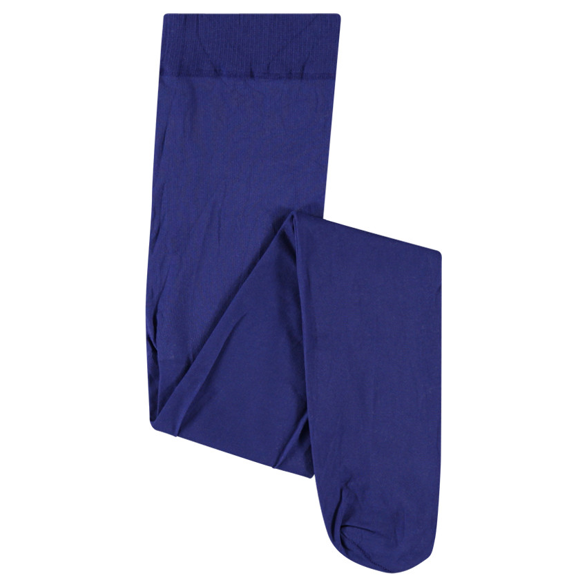 Collant microfibre 20 deniers uni bleu 