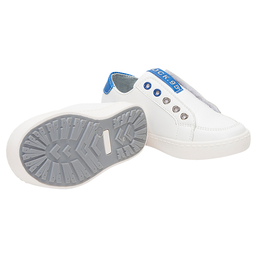 Zapatillas deportivas bajas con velcros y apliques en contraste del 24 al 27 