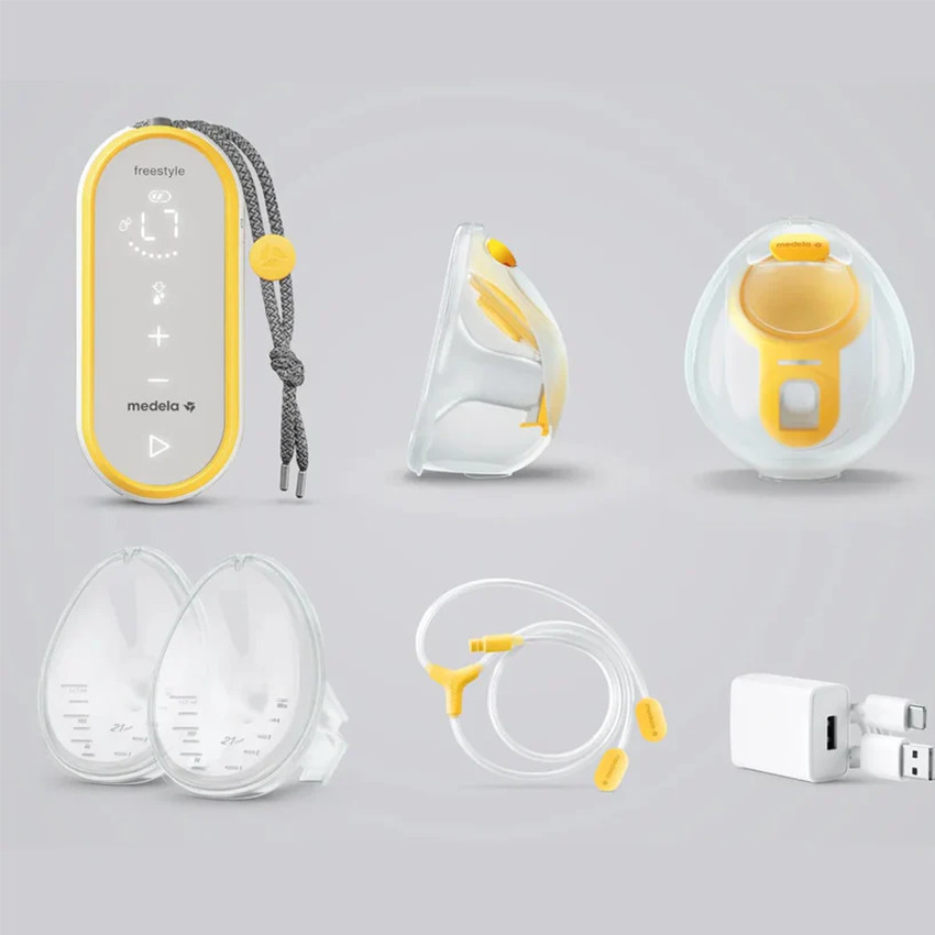 Tire-lait portable Freestyle mains libres double électrique 