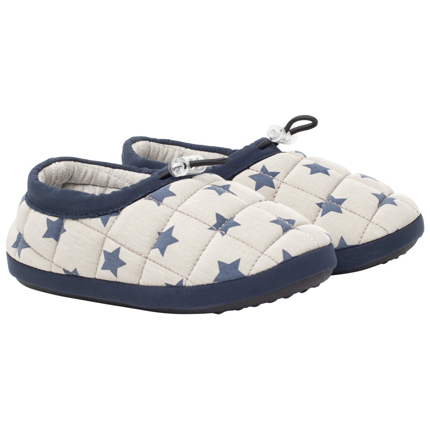 Chaussons bajos elásticos efecto acolchado e impresión de estrellas "all-over" para niño 