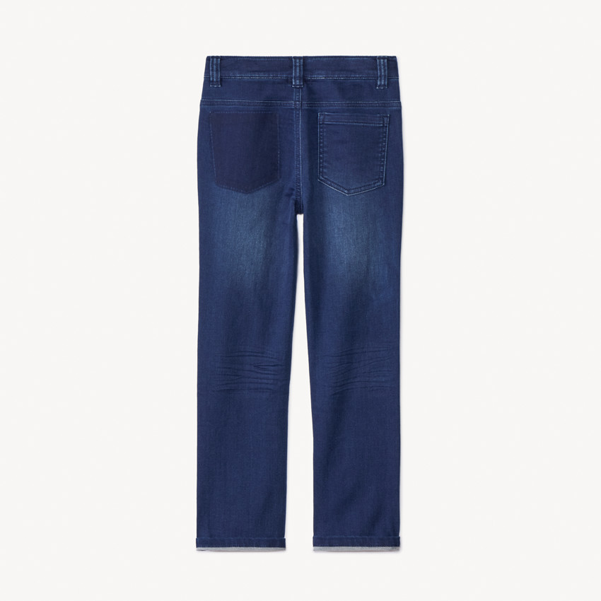 Jean effet denim à poches contrastantes pour garçon  