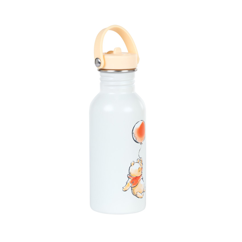 Botella de acero inoxidable con pajita Winnie the Pooh Disney - 500ml 