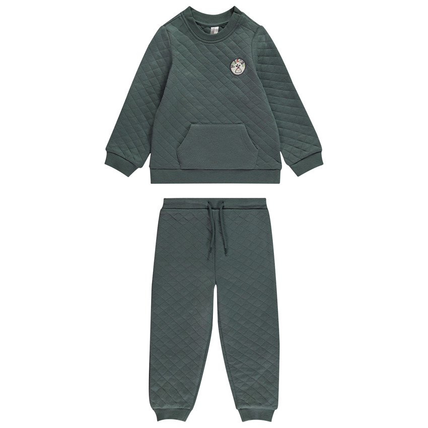 Ensemble jogging + sweat matelassé fantaisie pour bébé garçon  Additional Ensemble jogging + sweat matelassé fantaisie pour bébé garçon