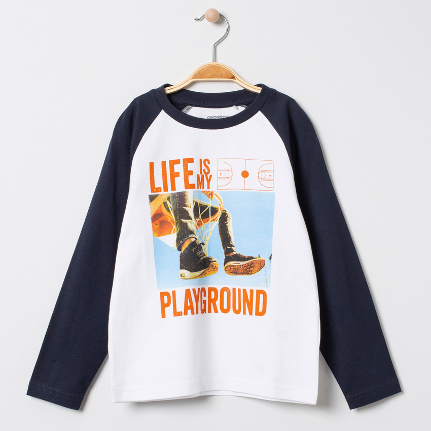 Camiseta de manga larga estampada  Additional Camiseta de manga larga estampada