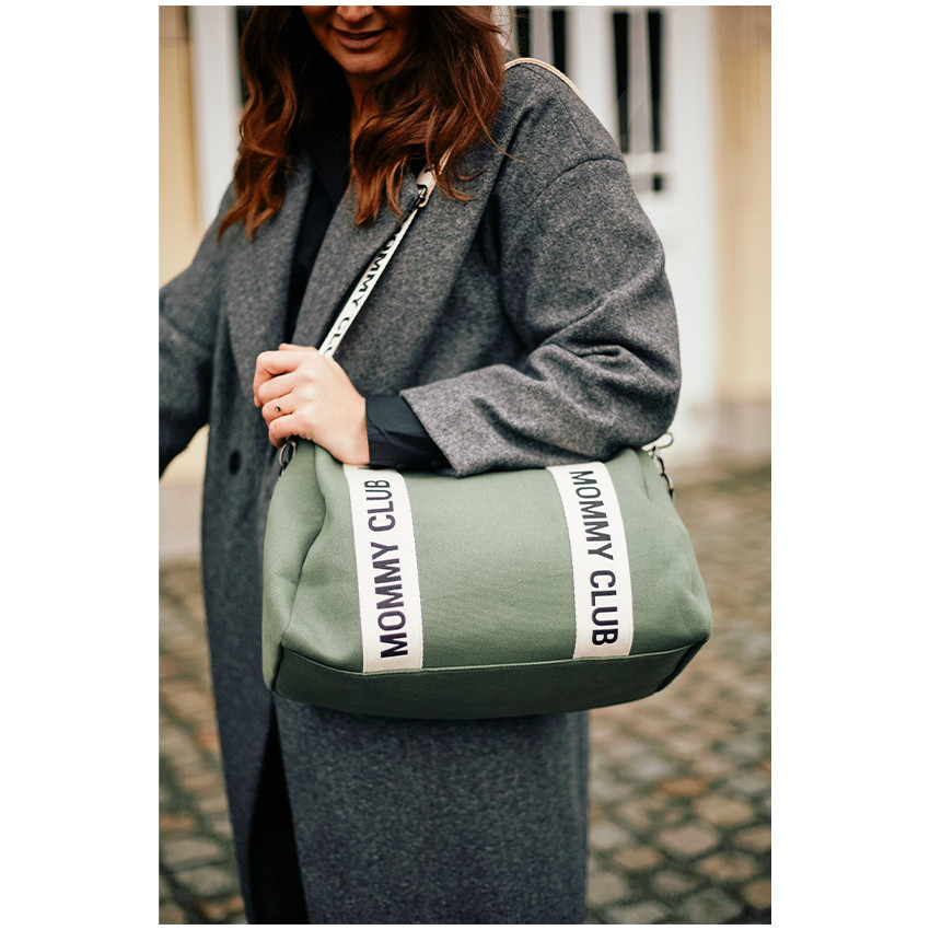 Sac à langer Mommy Club Signature Canvas Vert  