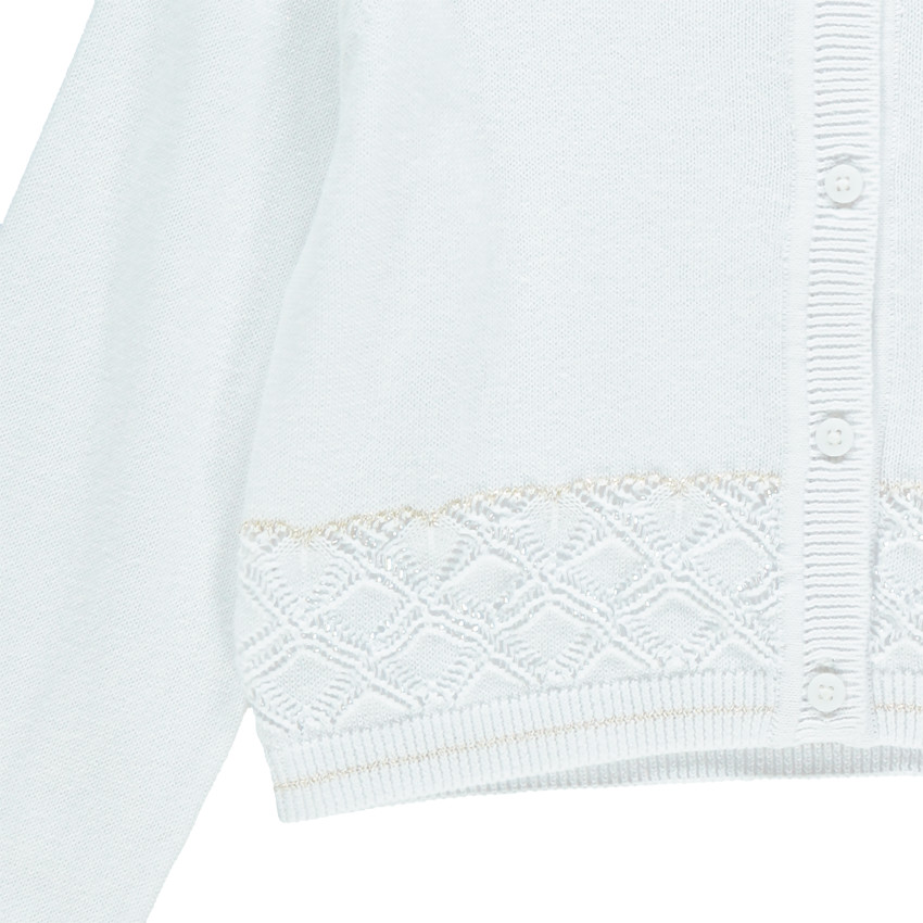 Chaqueta con juego de puntos 