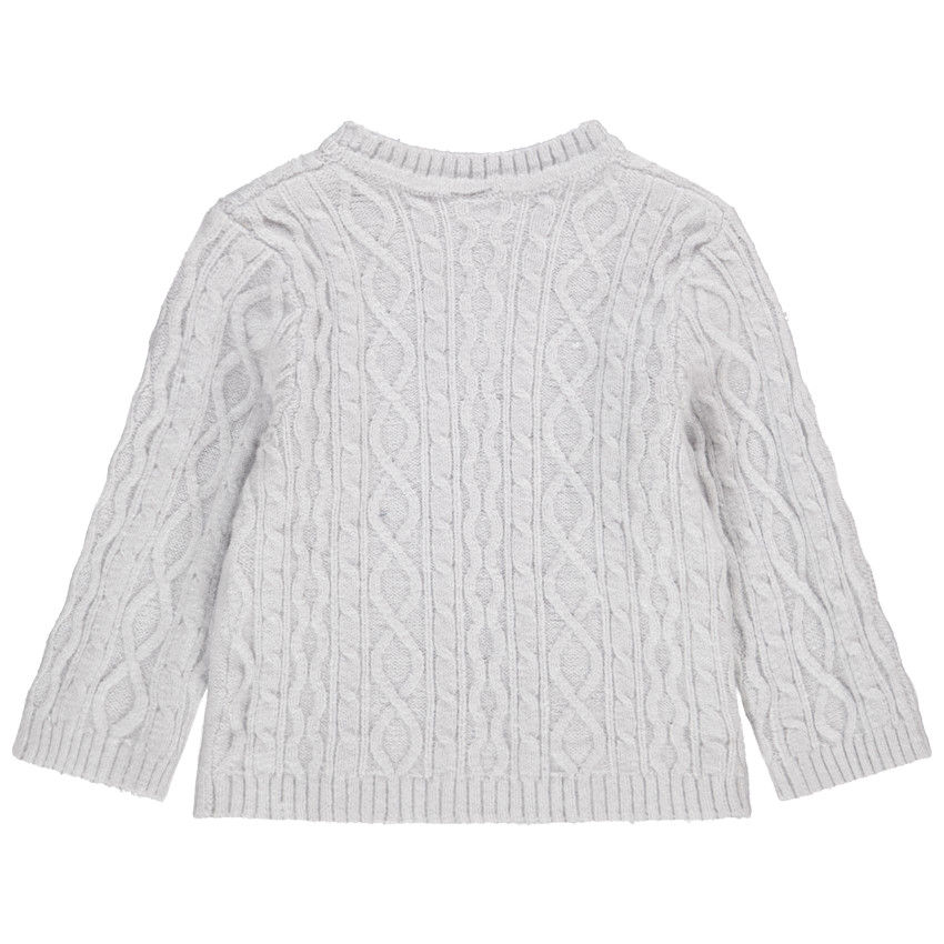 Chaqueta de punto cruzada para bebé niño 