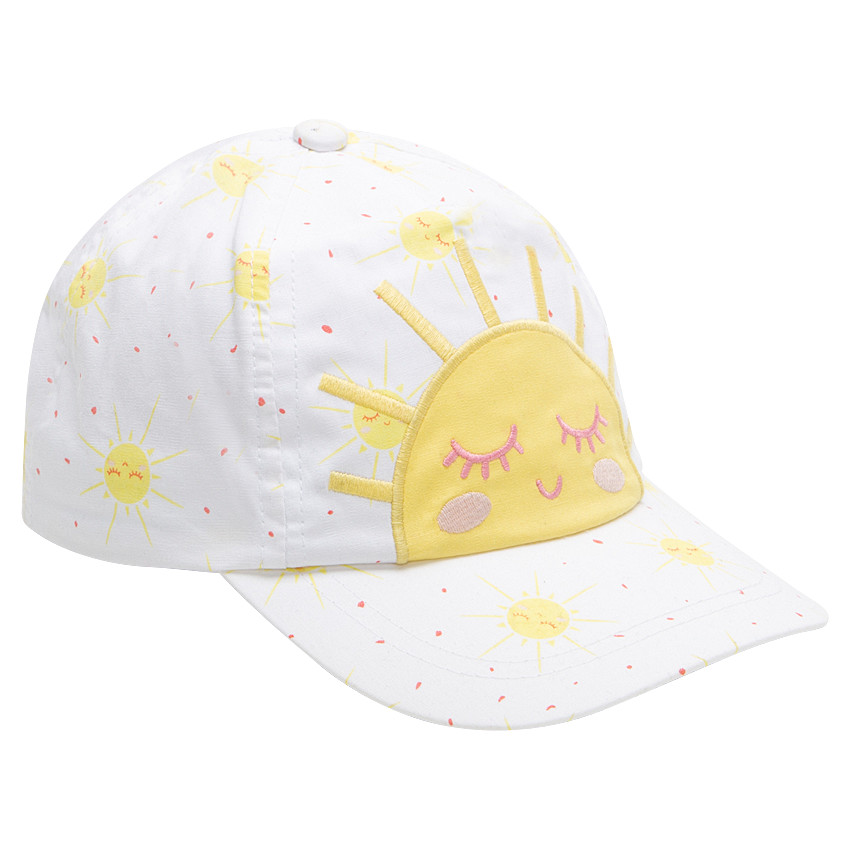 Visera de algodón con estampado all over y sol bordado  Additional Visera de algodón con estampado all over y sol bordado