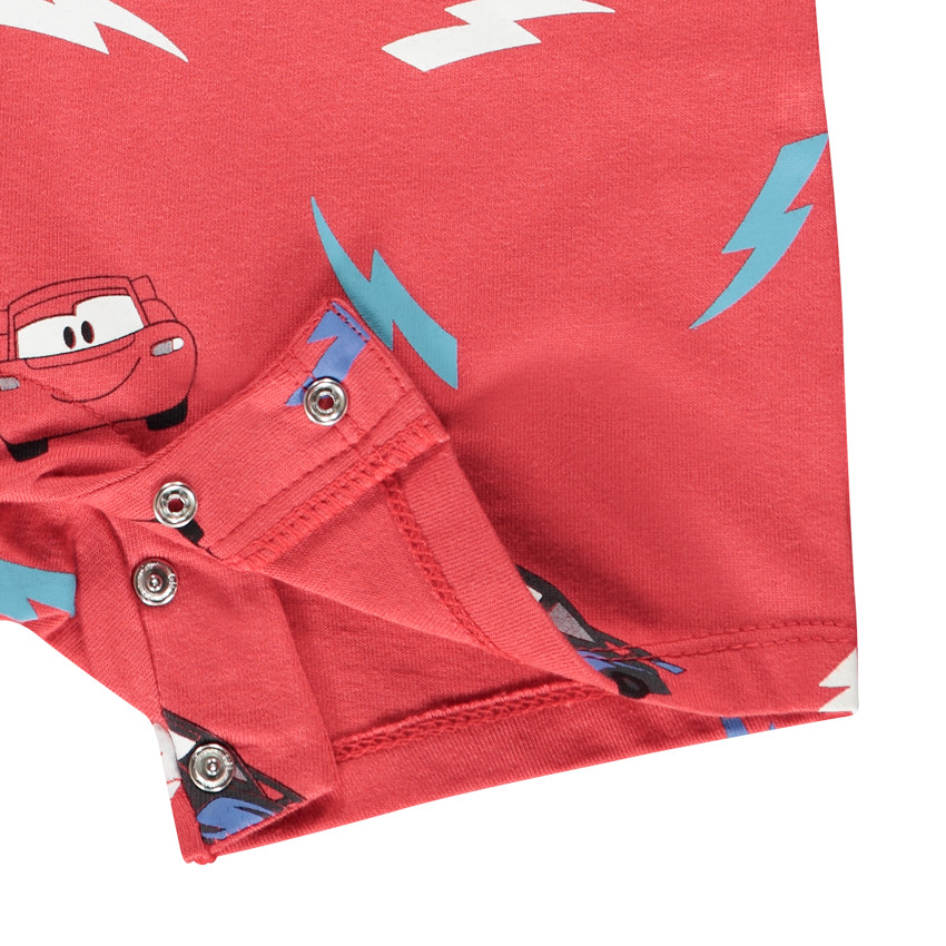 Pelele corto estampado Cars Disney para bebé niño 