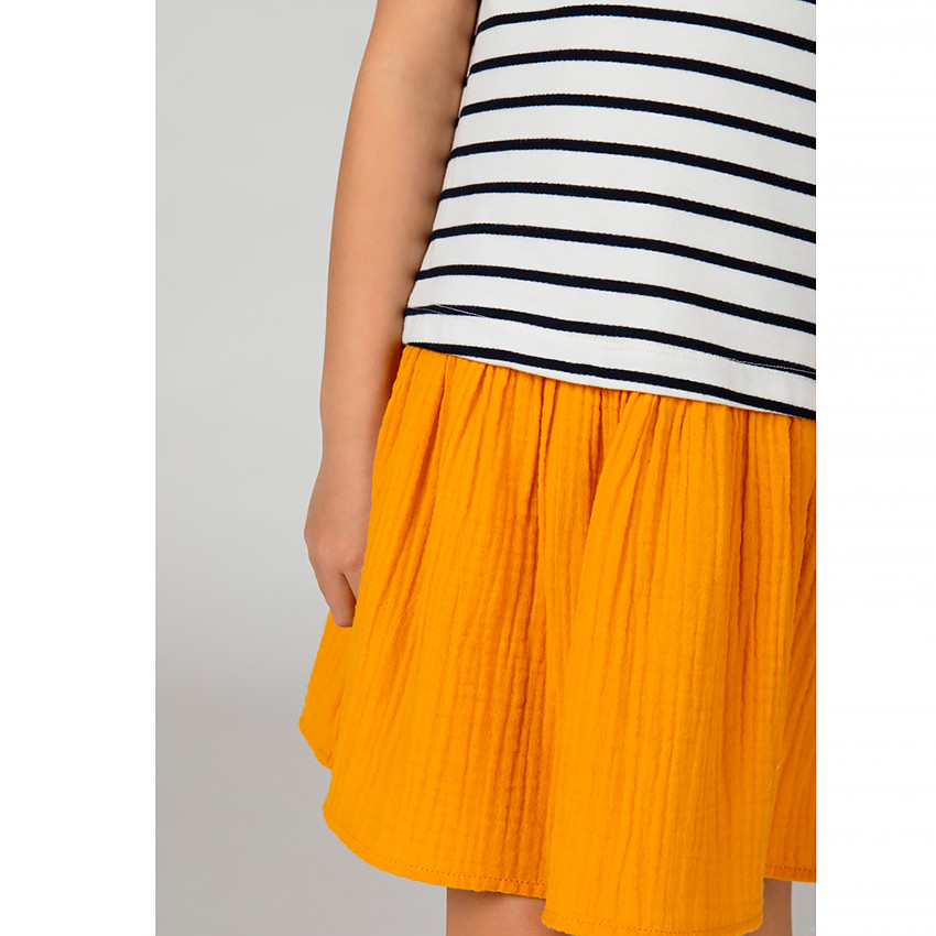 Vestido manga corta efecto 2 en 1  Additional Vestido manga corta efecto 2 en 1