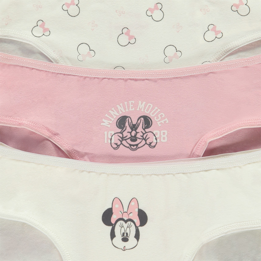 Pack de 3 braguitas Minnie Disney para niña 