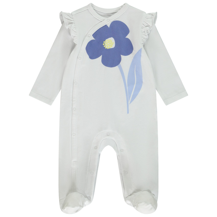 Lote de 3 peleles florales para bebé niña con diferentes aperturas según la edad 