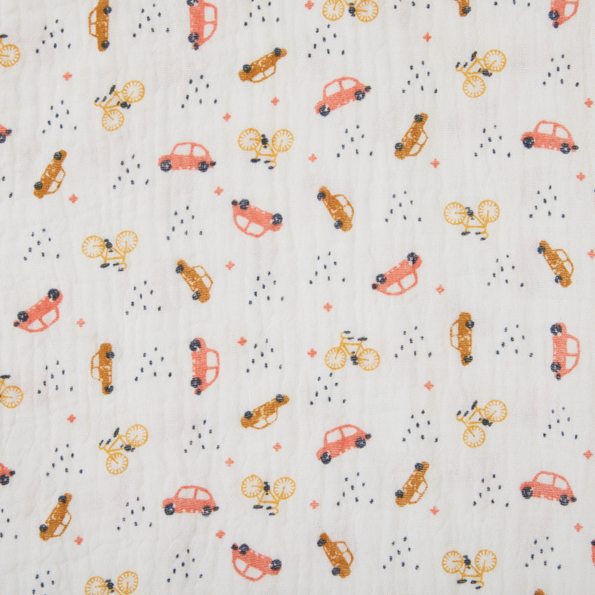 Saco de dormir sin mangas TOG 1 con estampado de coches y bicicletas T3 