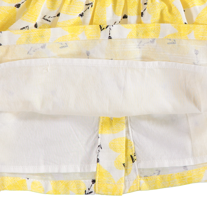 Vestido sin mangas con estampado de fantasía all over 