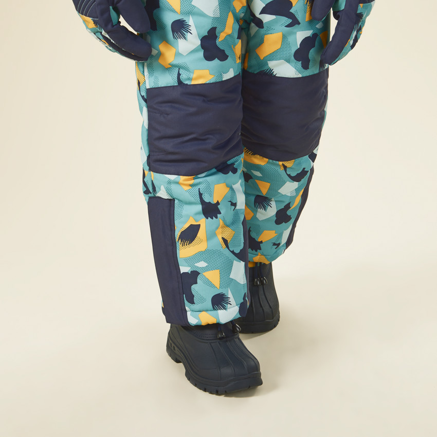 Combinaison de ski déperlante imprimé graphique pour garçon 