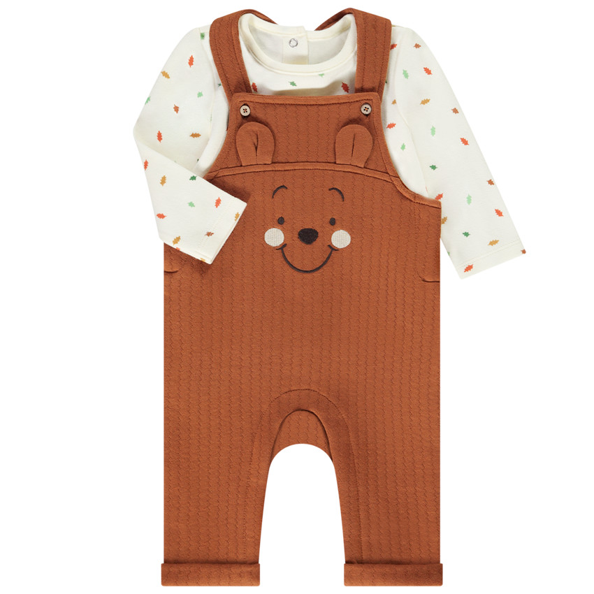 Ensemble salopette Winnie l'Ourson Disney pour bébé garçon 