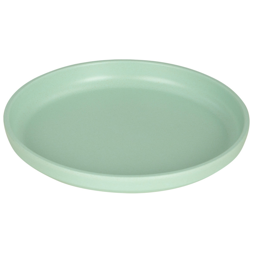 Plato redondo de bambú - Verde 