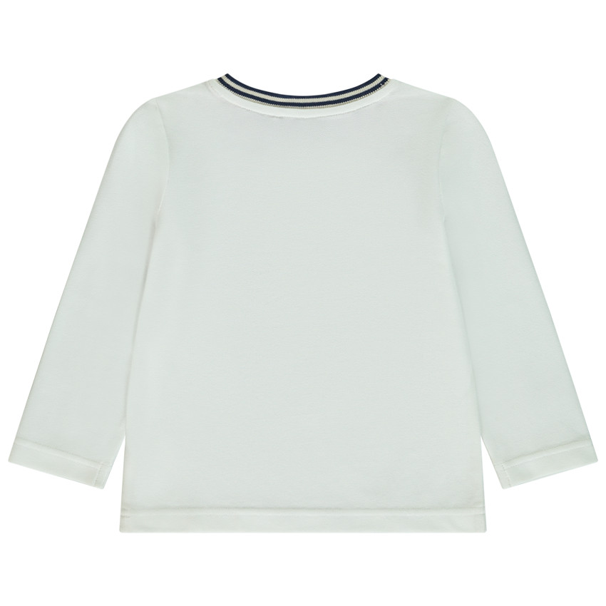T-shirt manches longues esprit polo pour bébé garçon 