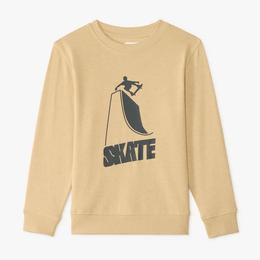Sudadera de manga larga de felpa para niño 