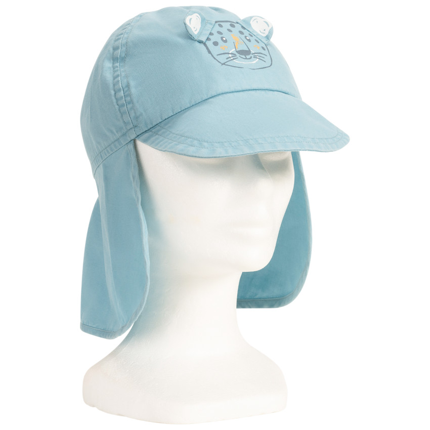 Casquette protege-nuca motivo felino para bebé niño  Additional Casquette protege-nuca motivo felino para bebé niño