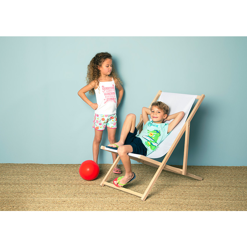 Short de jersey estampado para niña 