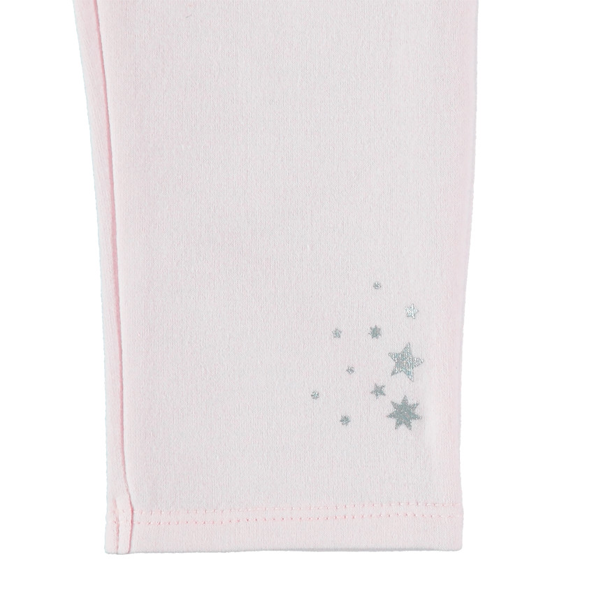 Jeggings lisos de punto con estrellas plateadas estampadas  Additional Jeggings lisos de punto con estrellas plateadas estampadas