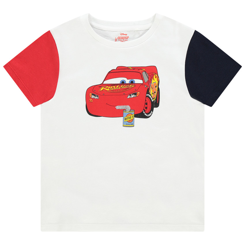 Camiseta manga corta contraste Cars 