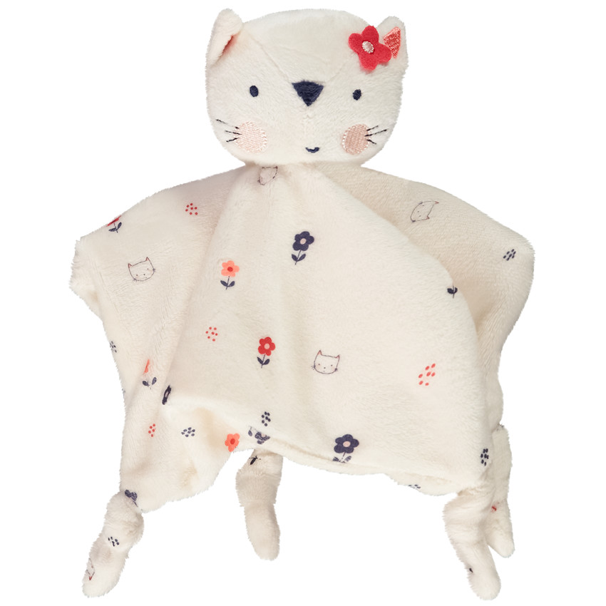 Manta de terciopelo con forma de gato para bebé niña 