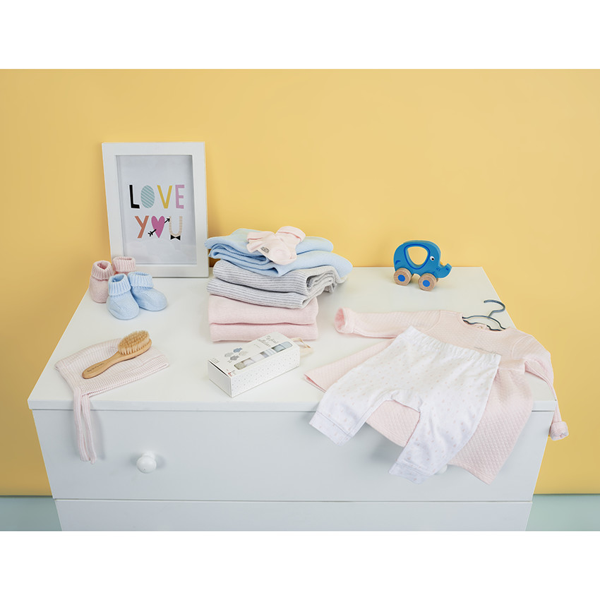 Couverture uni en coton bio 