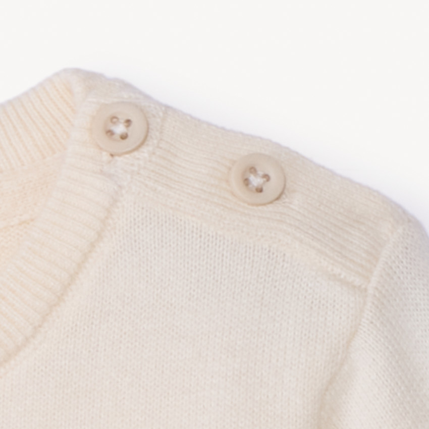 Suéter de punto con estampado de veleros para bebé niño 