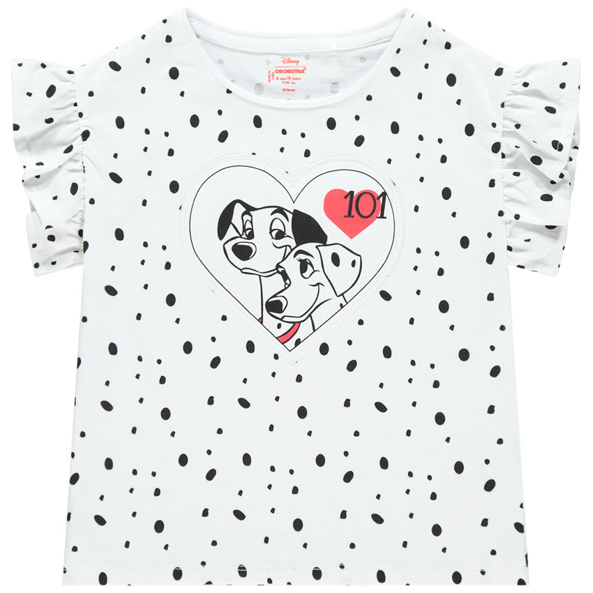 Camiseta manga corta Disney 101 Dálmatas 