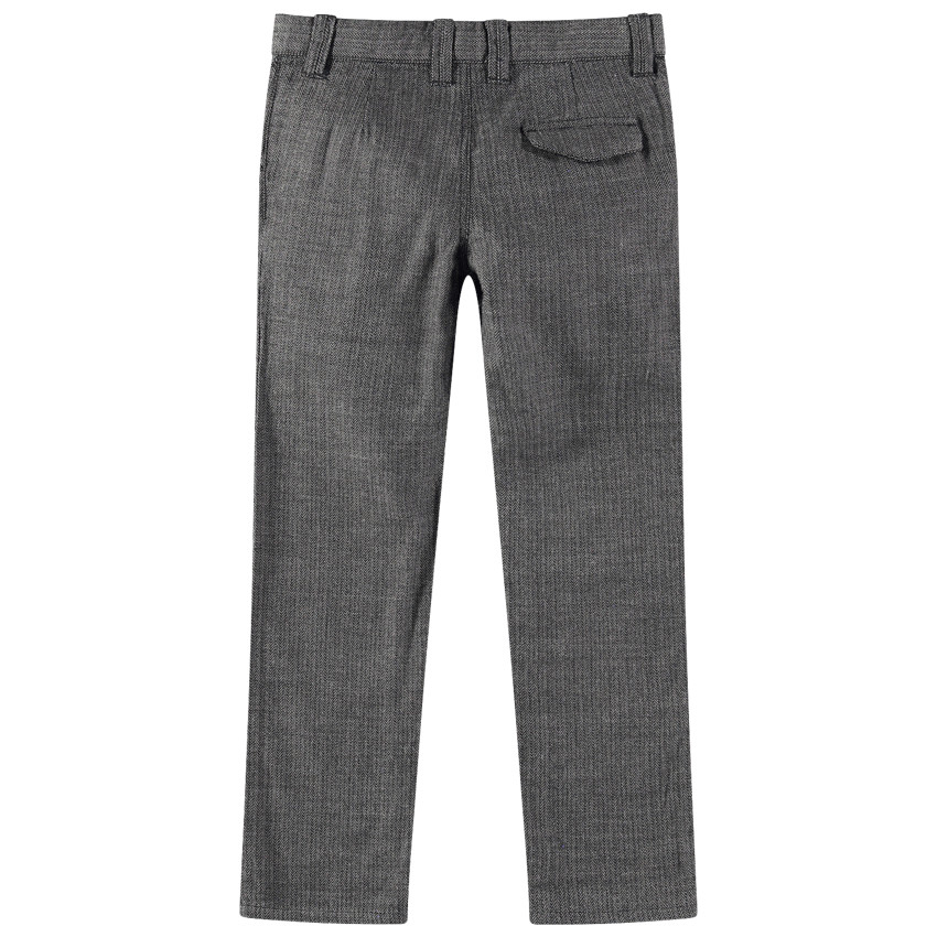 Pantalón gris oscuro con chevrones  Additional Pantalón gris oscuro con chevrones