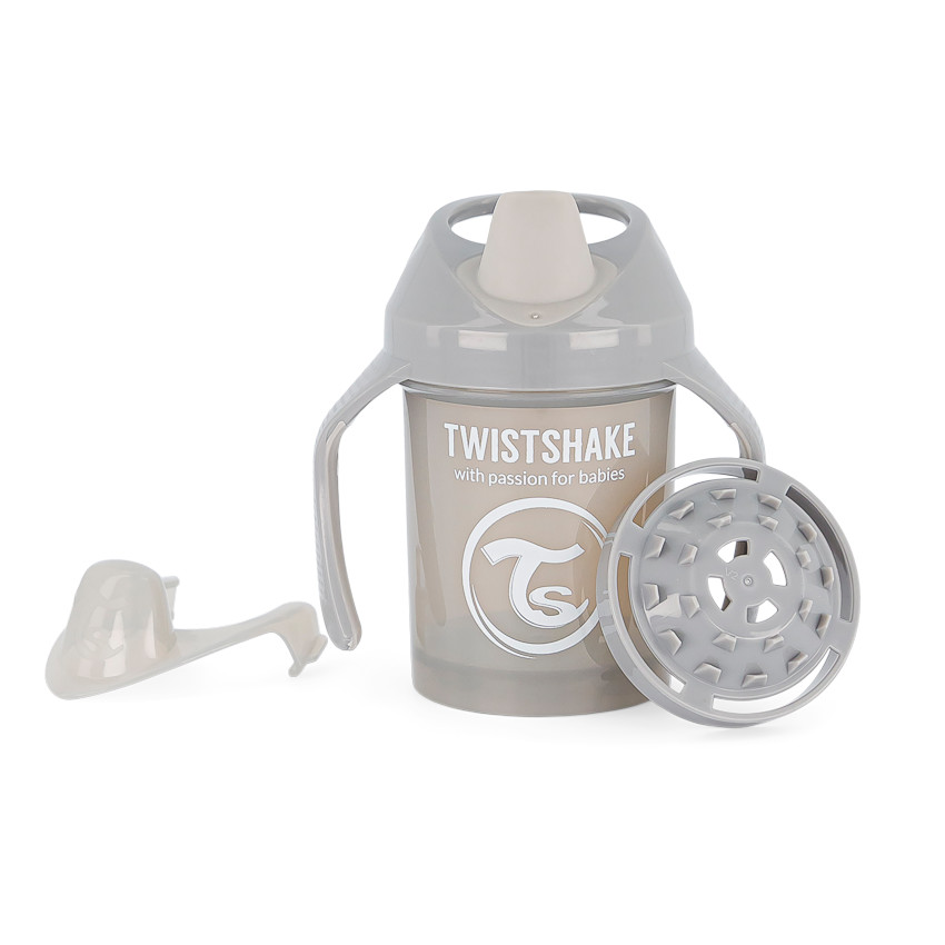 Taza de aprendizaje 230 ml 4+ meses - Gris pastel 