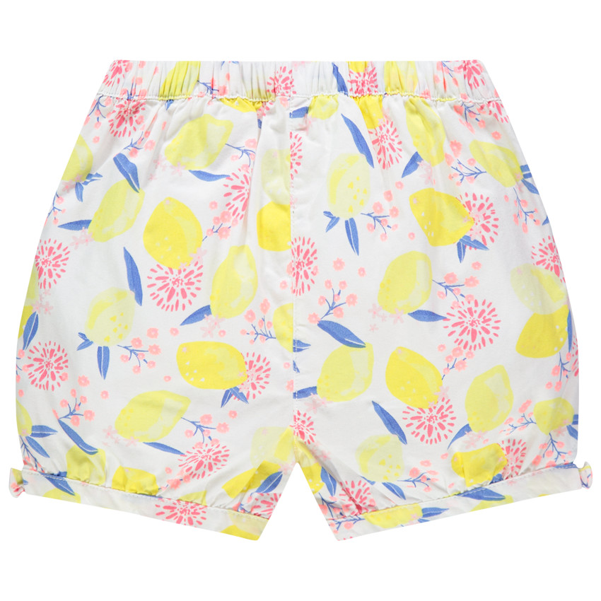 Short corto con estampado de limones all-over 